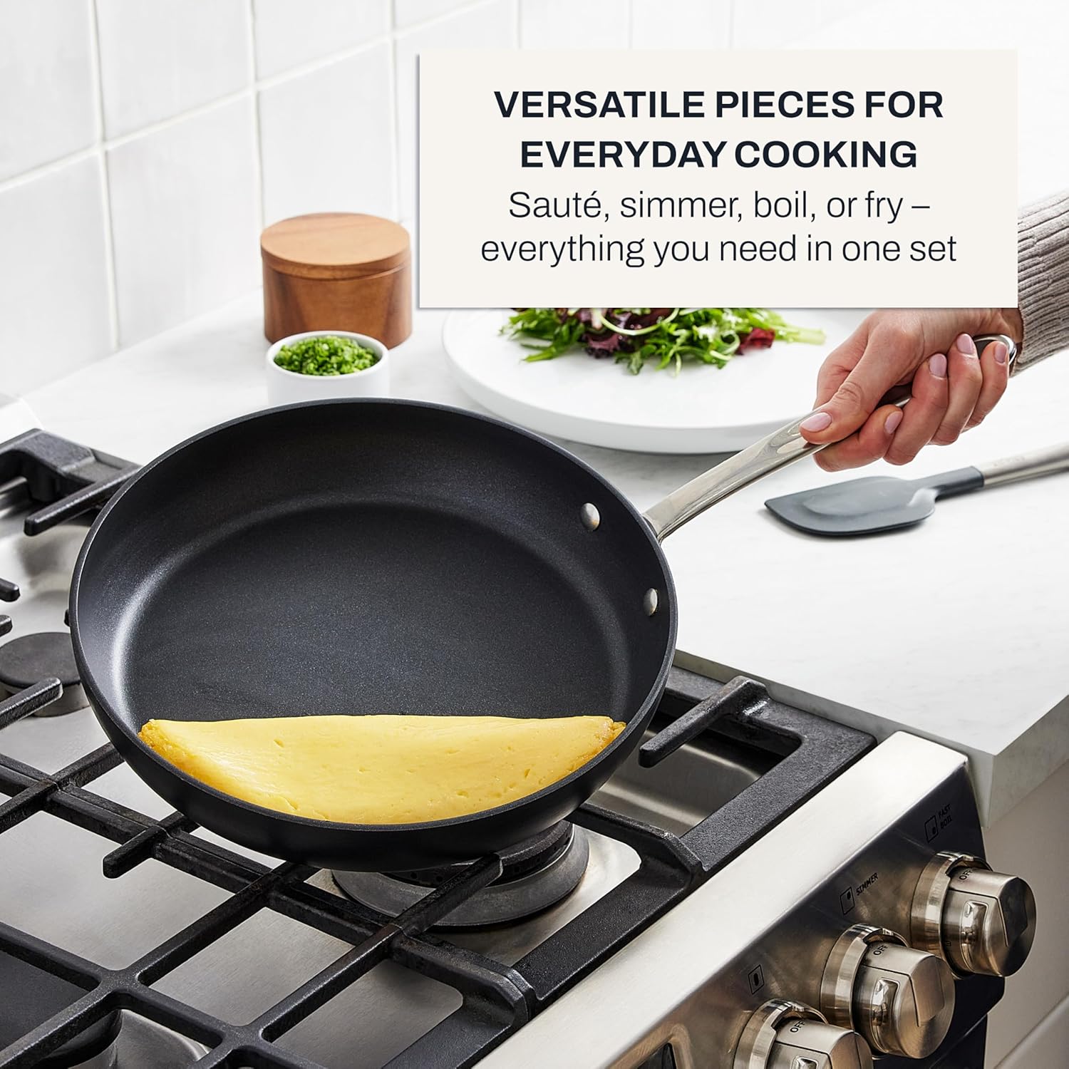 All-Clad HA1 fry pan nonstick surface image