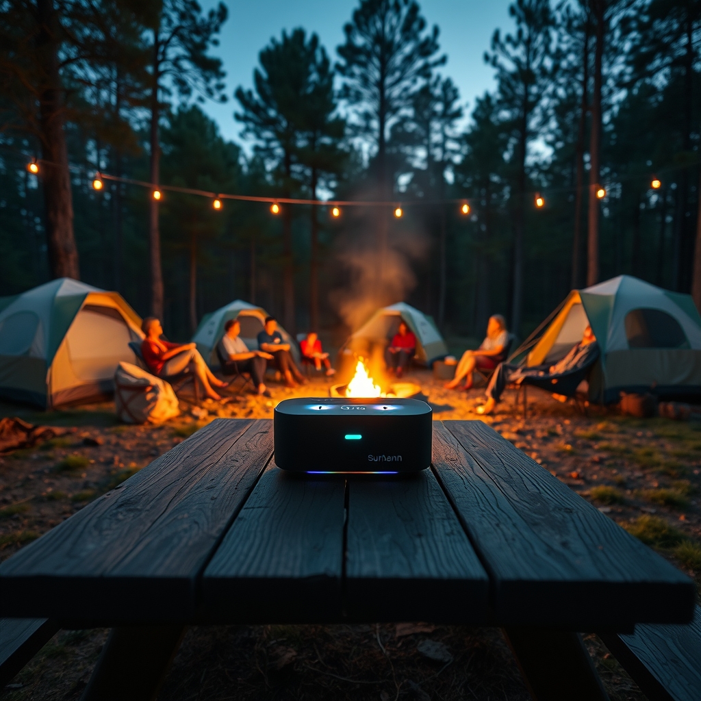 bug repellent camping device