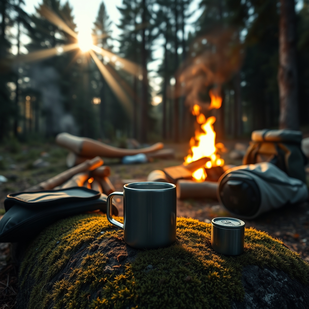 camping coffee product view