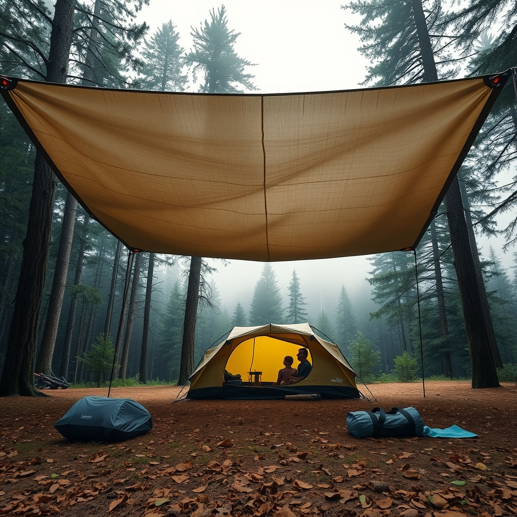 camping tarp product view