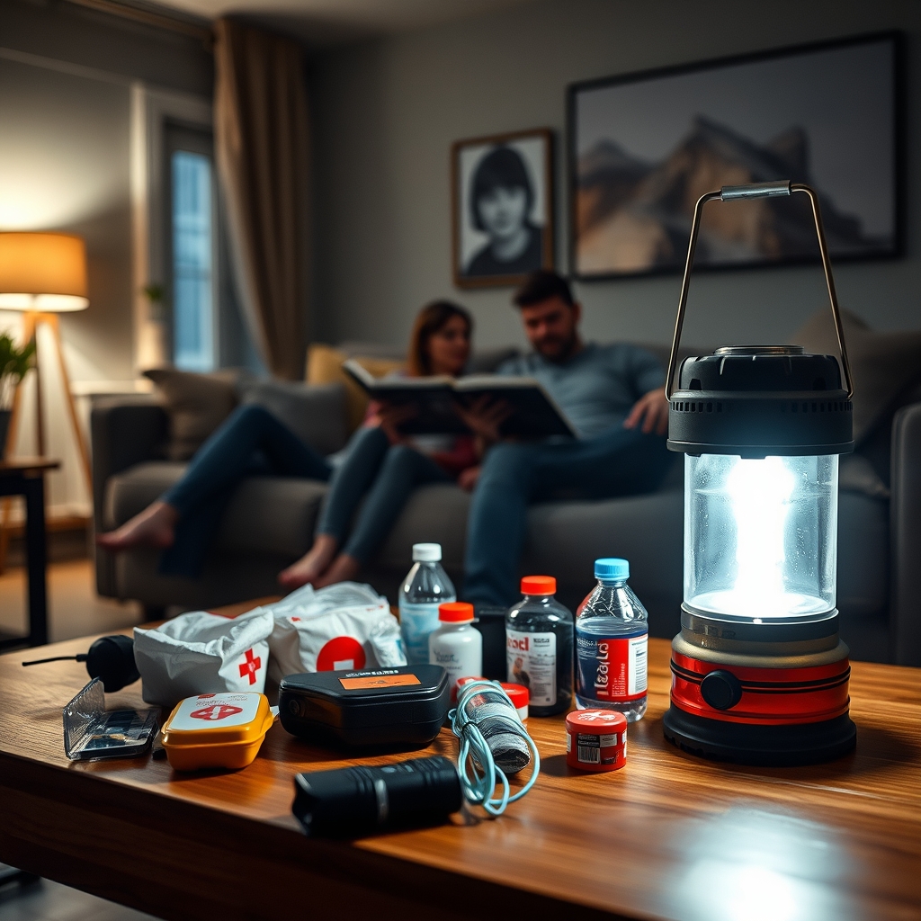 camping lanterns in action