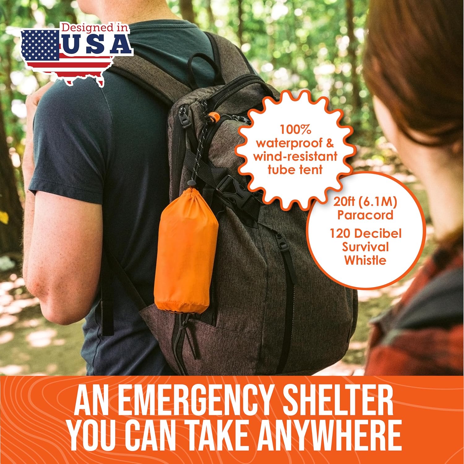 Go Time Gear Survival Life Tent setup view