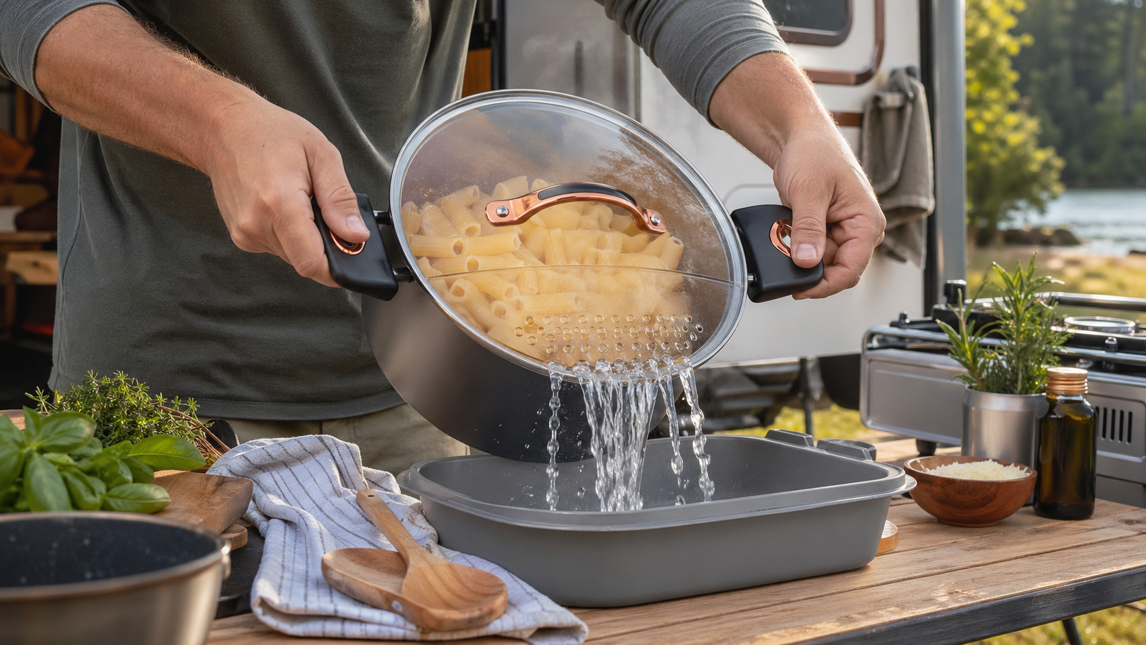 Pasta Pot in action