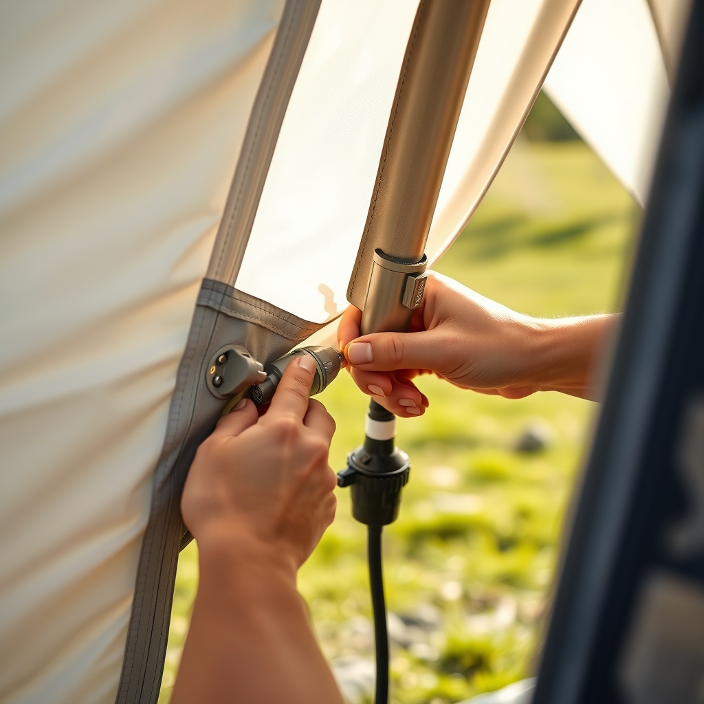 inflatable camping tent - Illustration 2
