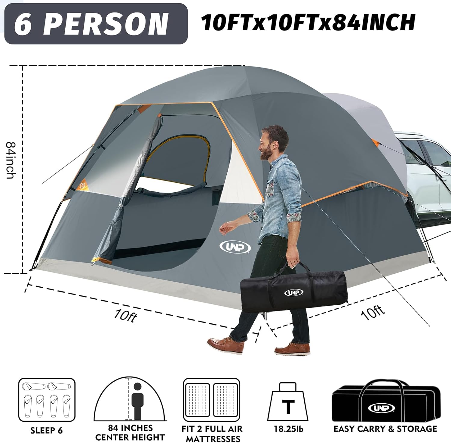 Napier Backroadz Truck Tent feature details