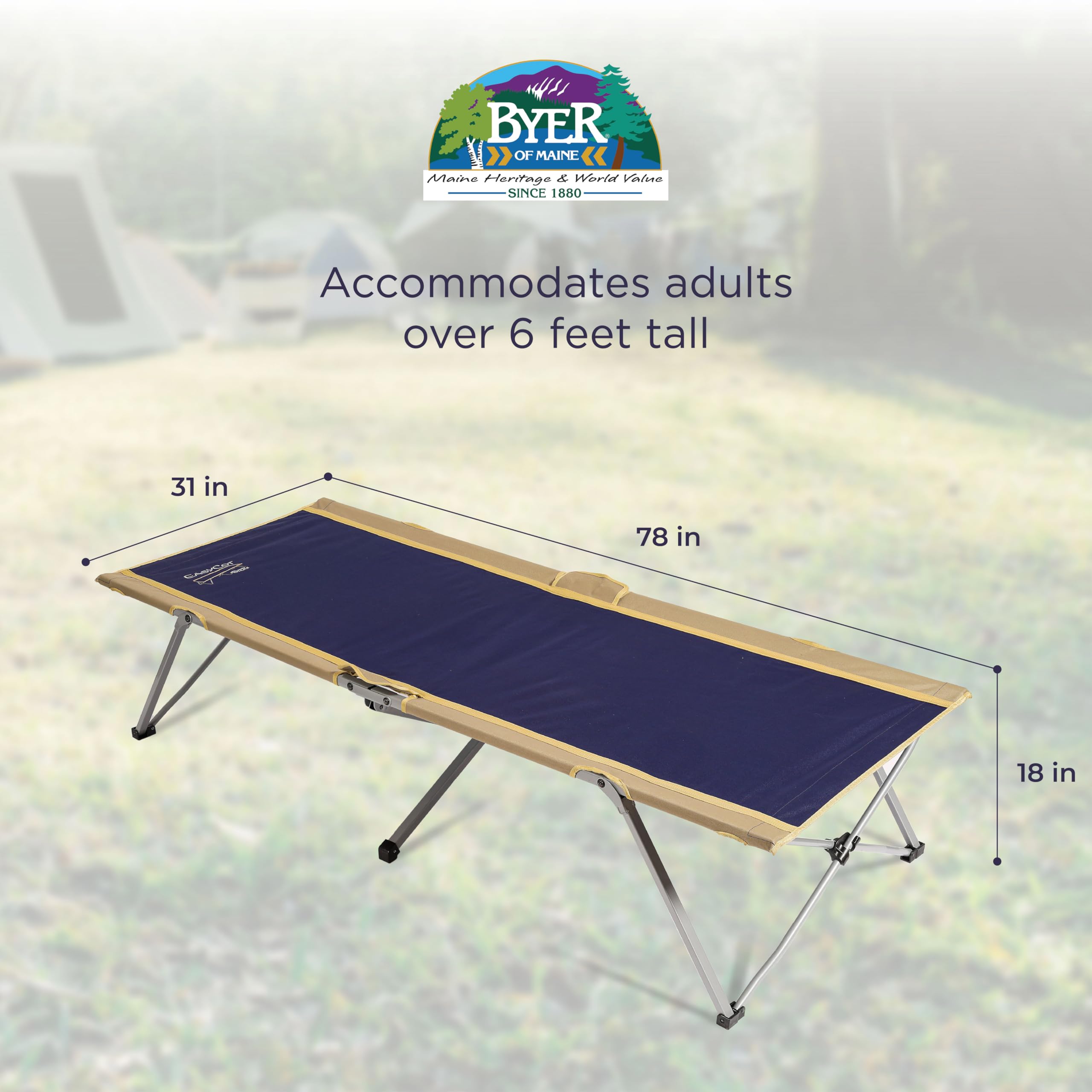 Naturehike camping cot feature details