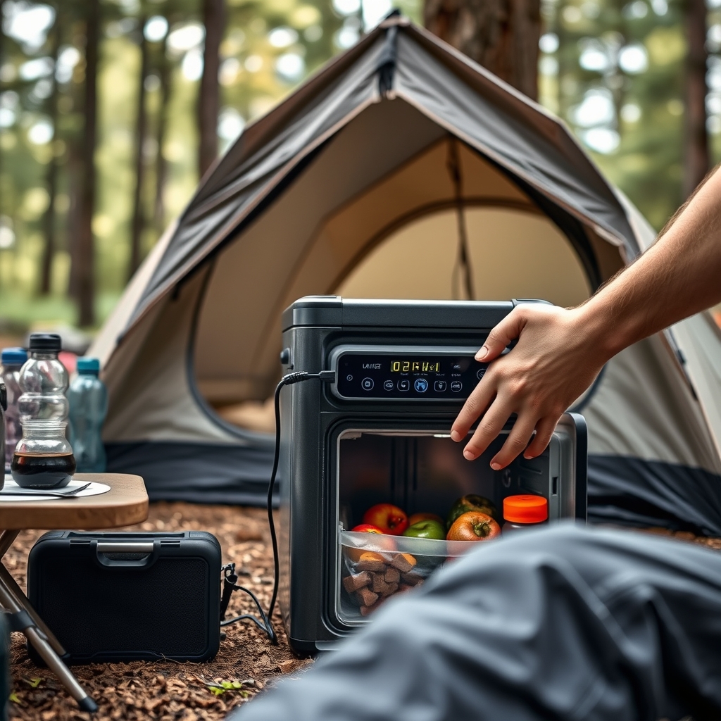 portable camping fridge
