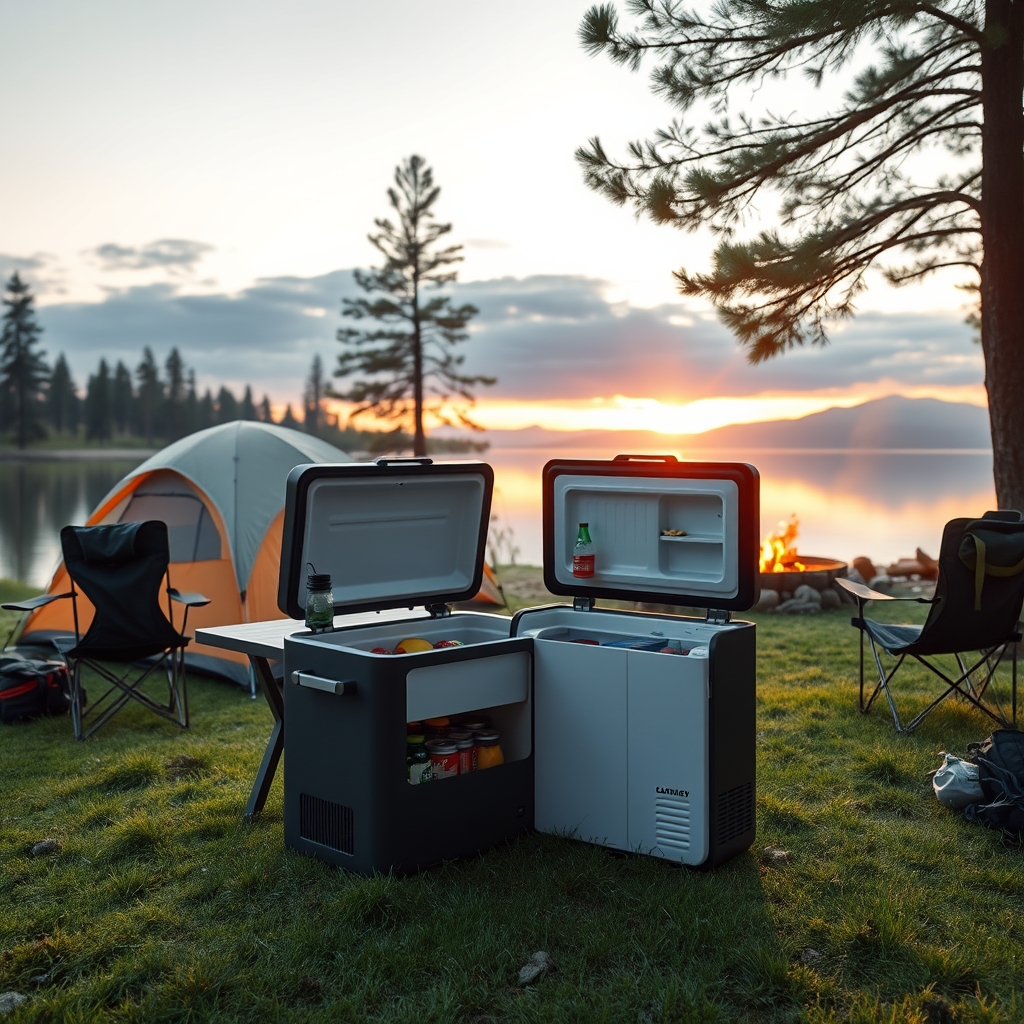 portable camping fridge - Illustration 1