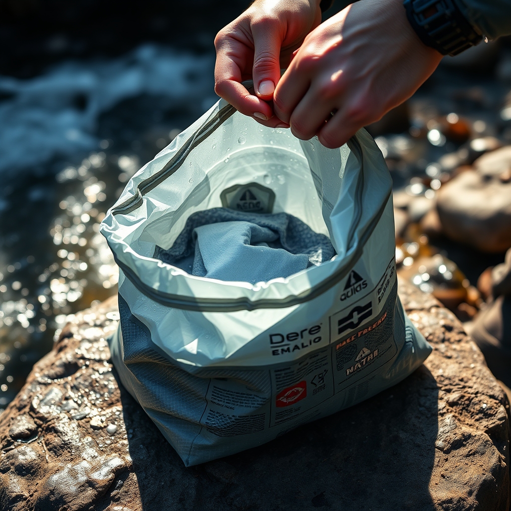 portable wash bag - Illustration 2