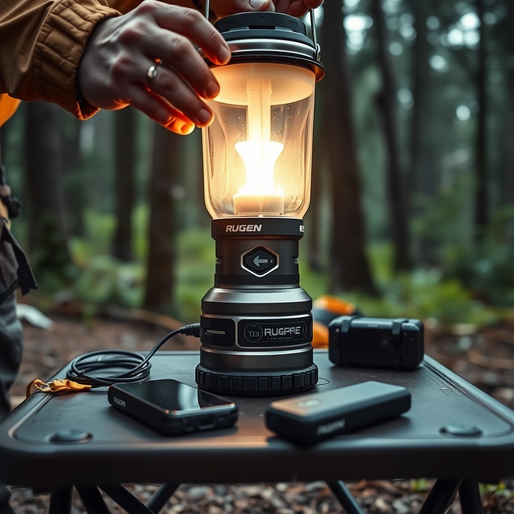 rechargeable camping lantern