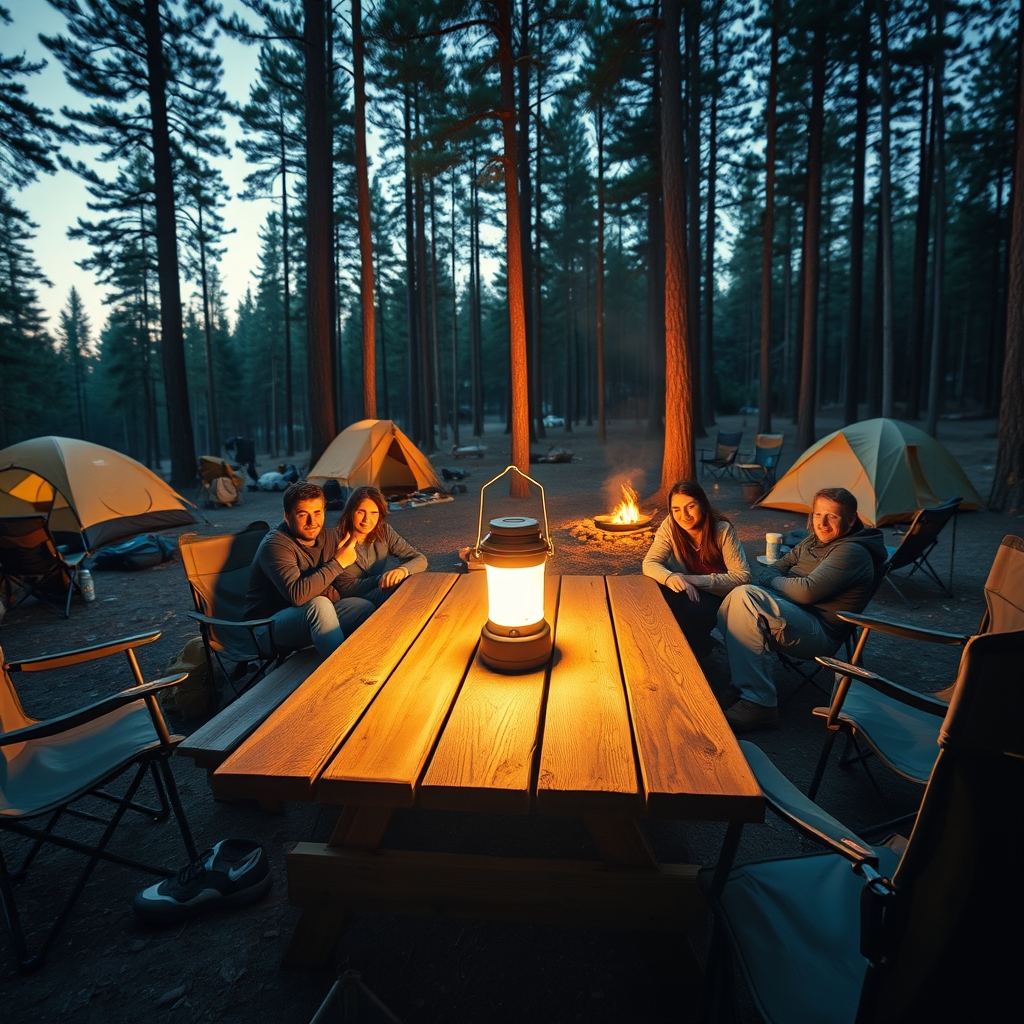 rechargeable camping lantern - Illustration 1