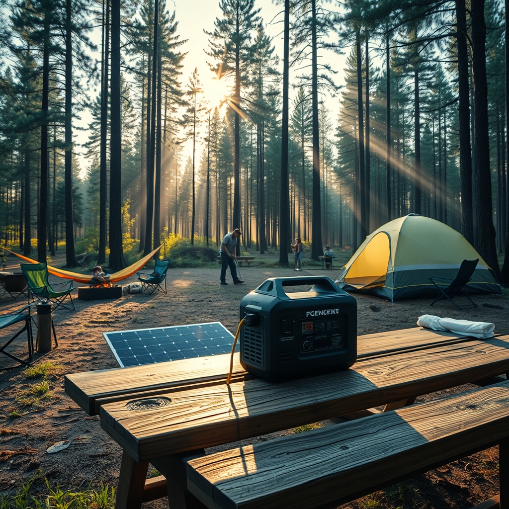 solar camping generator - Illustration 1