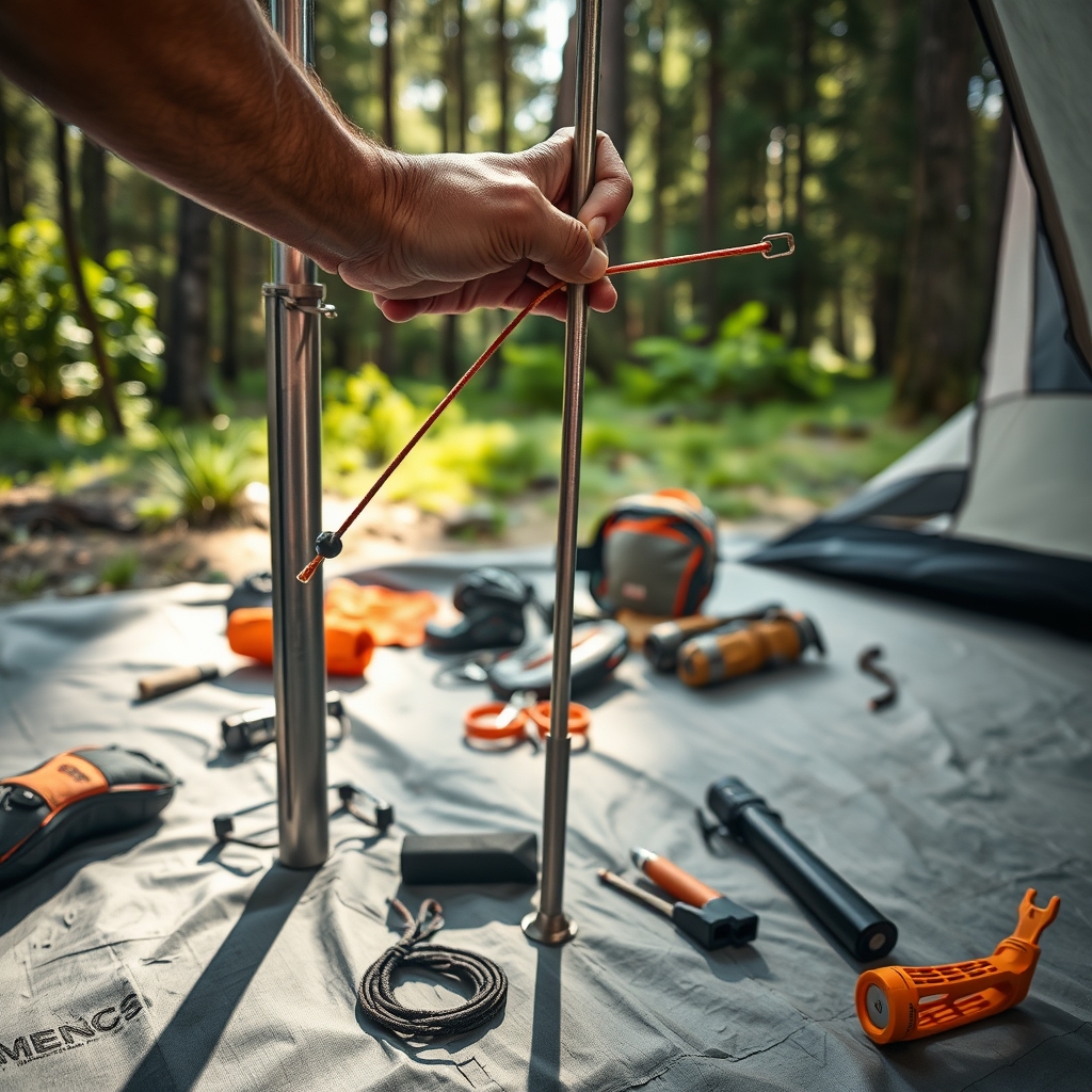 shock cord in action