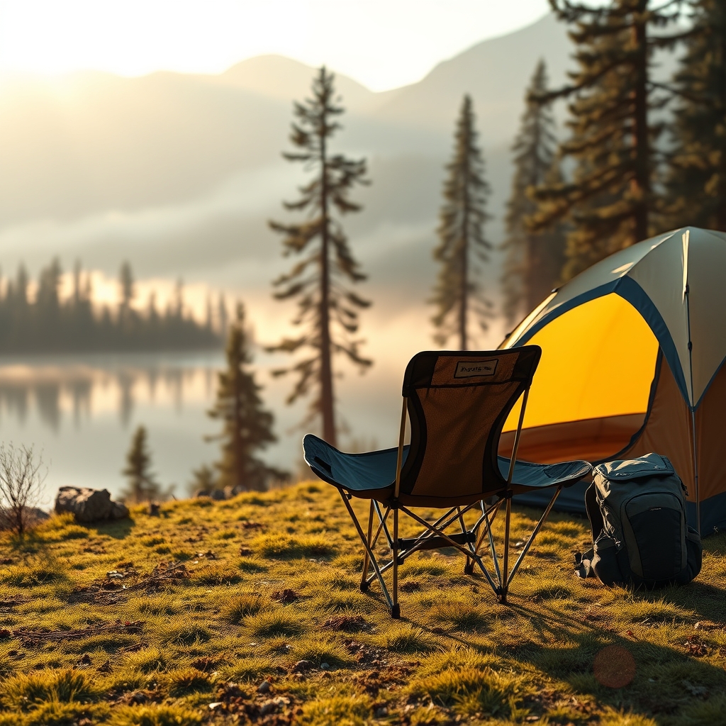 ultralight camping chair - Illustration 1