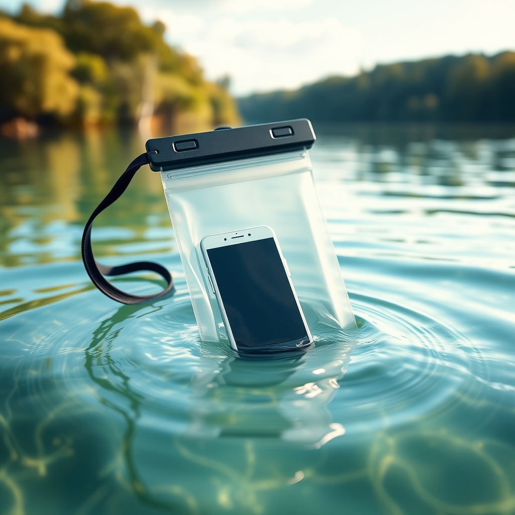 waterproof floating phone pouch