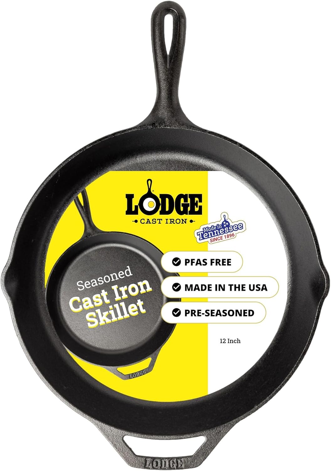 Lodge Seasoned Cast Iron Skillet