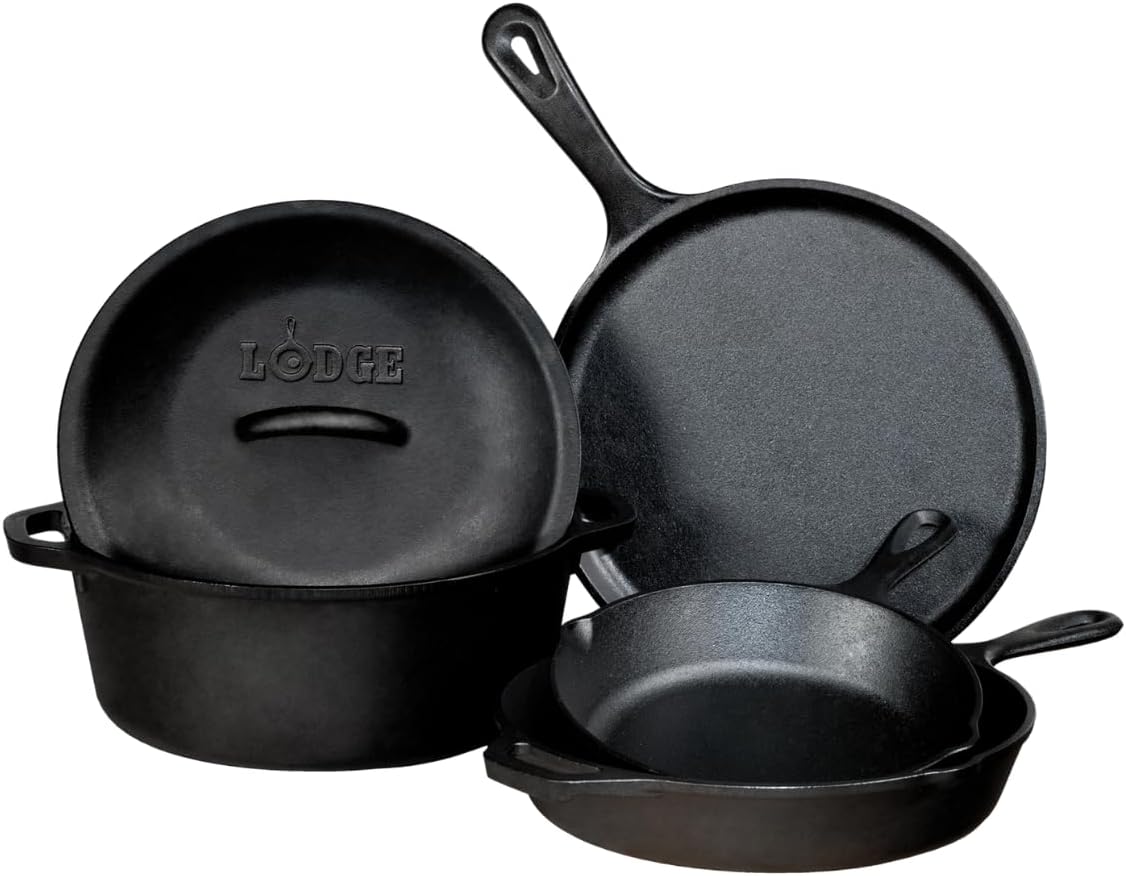 Lodge Cast Iron 5-Piece Set