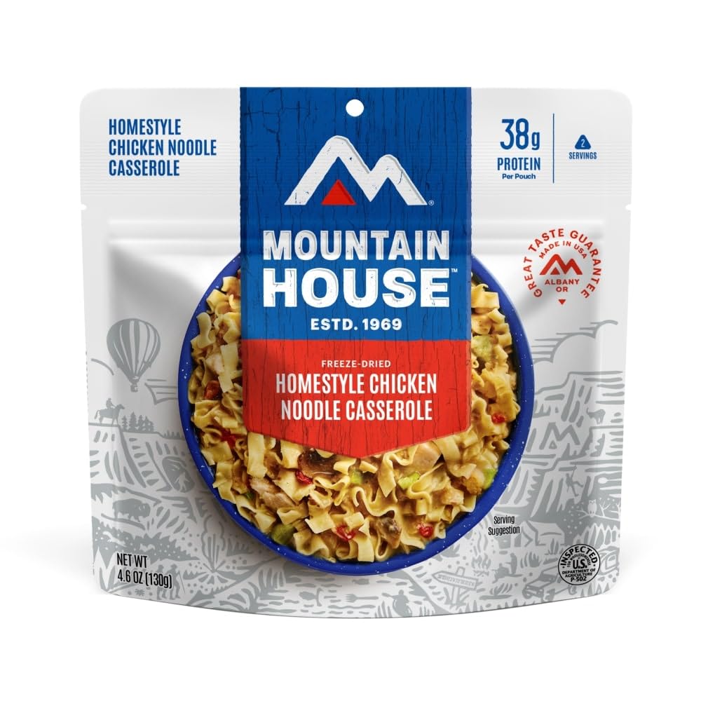 Mountain House Scrambled Eggs with Uncured Bacon meal closeup