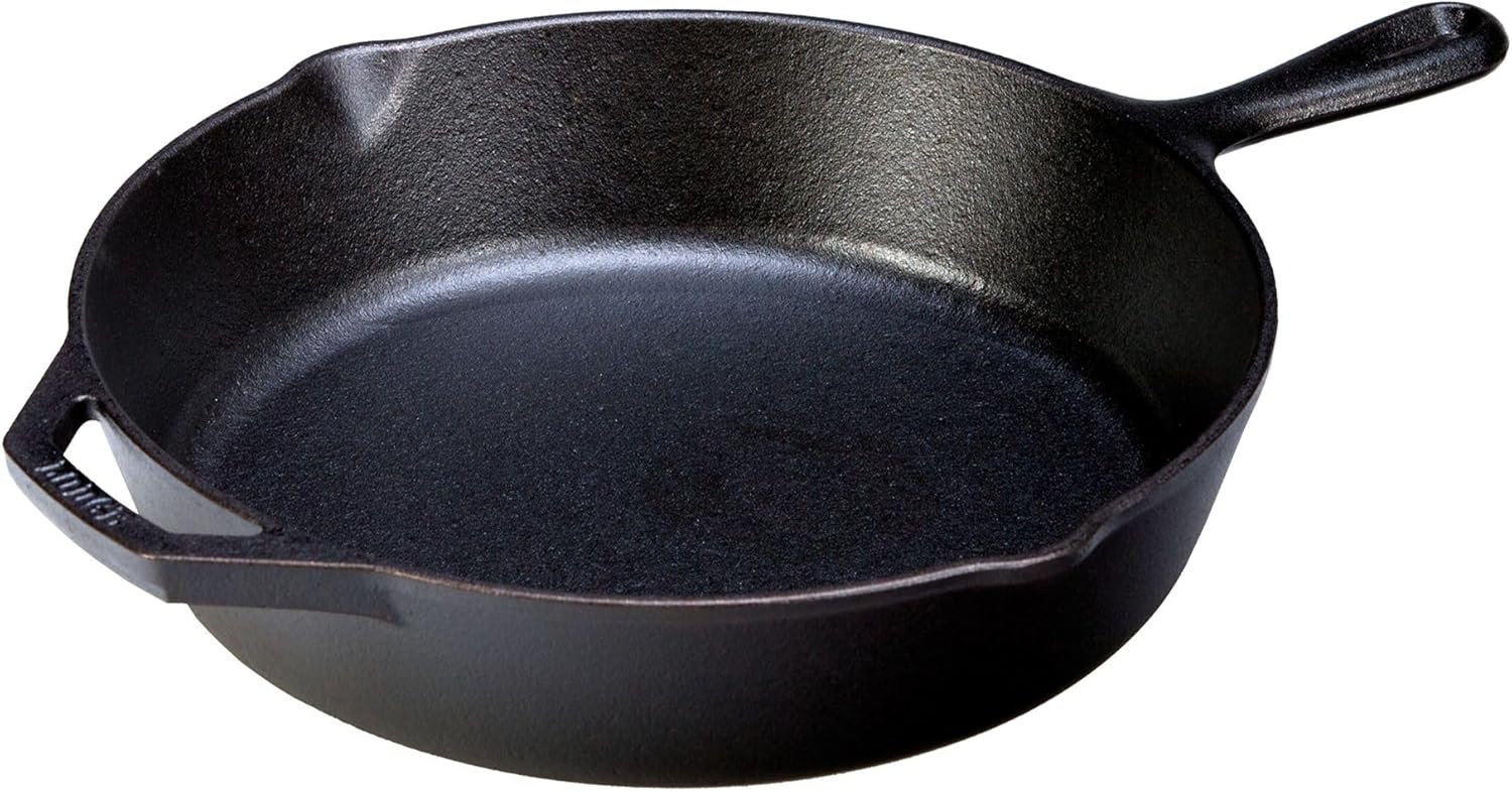 Lodge Seasoned Cast Iron Skillet on kitchen surface