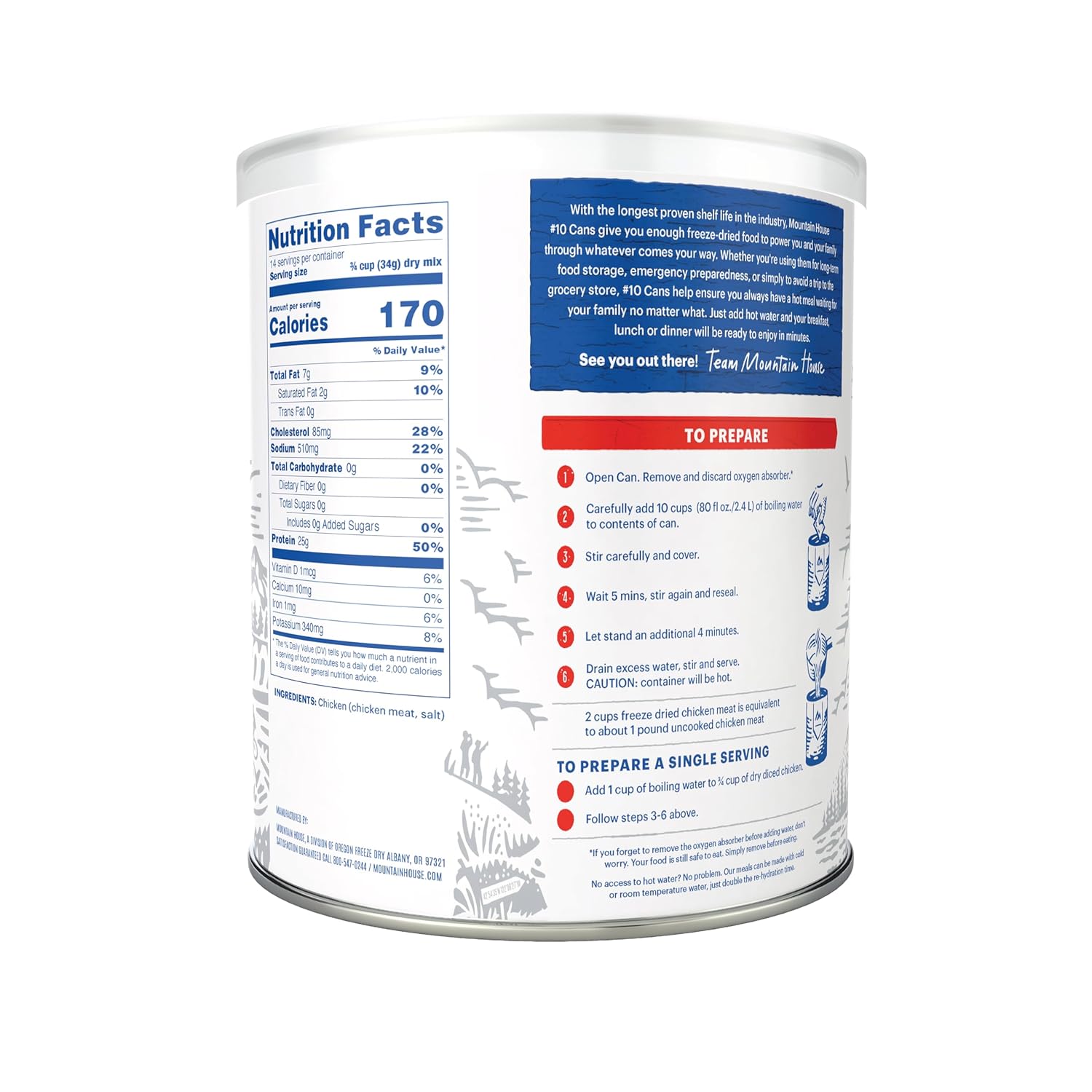 Mountain House Diced Chicken product image 3
