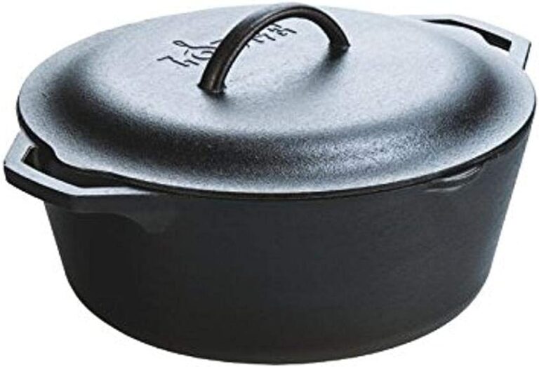Lodge Dutch Oven front view