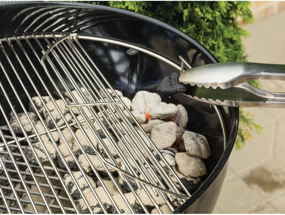 Weber Original Kettle Premium grill open-lid angle
