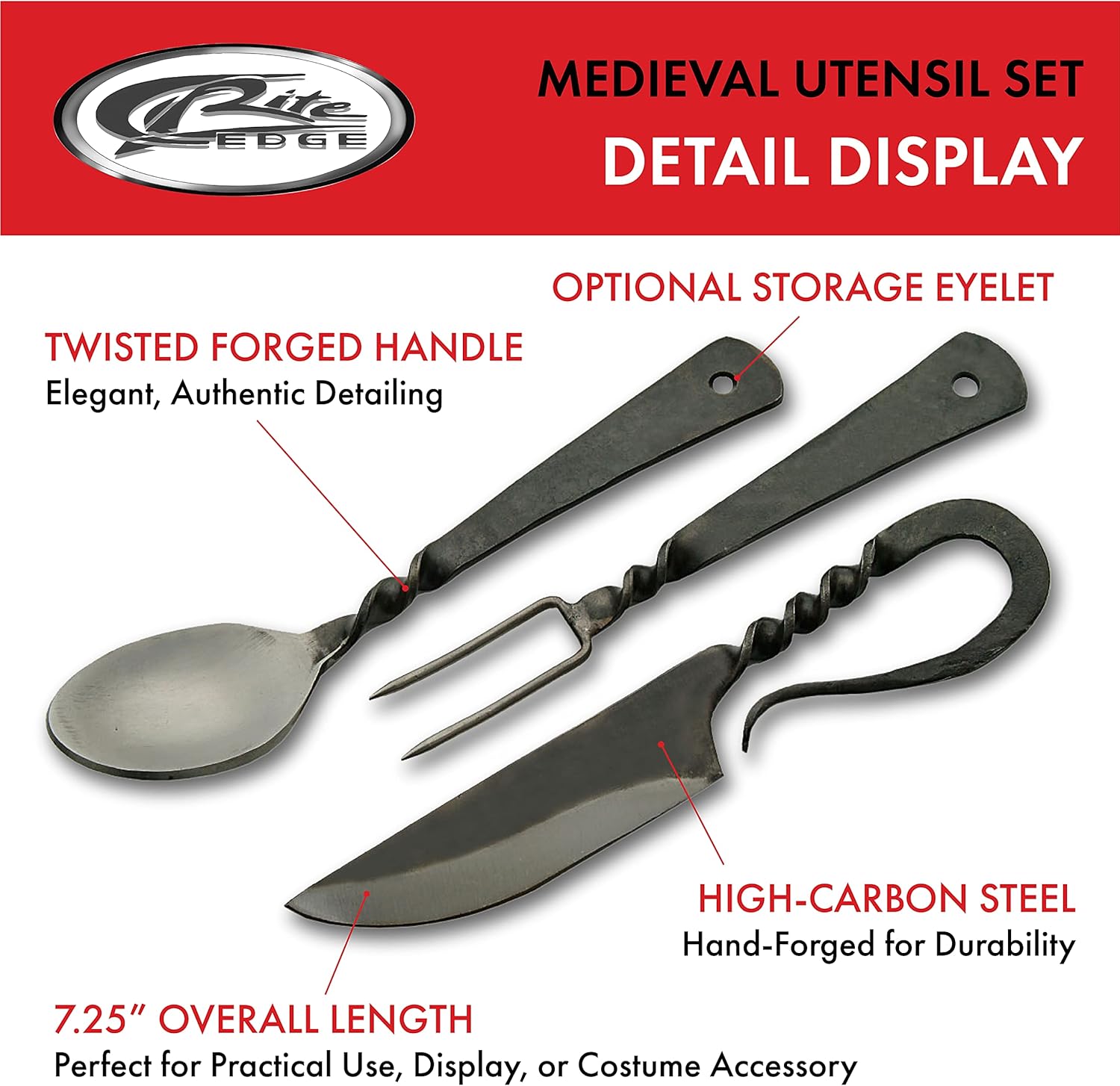 SZCO cutlery set with leather pouch