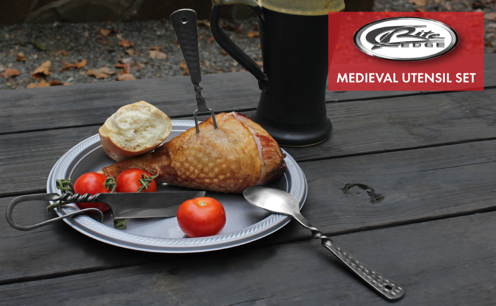 Rite Edge medieval utensil set lifestyle image