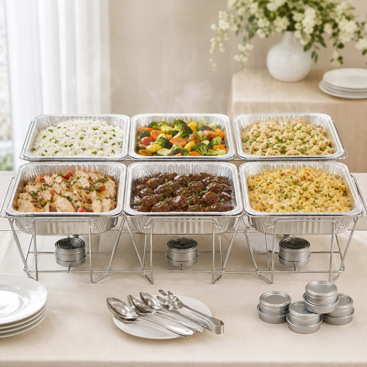 alpha living buffet set hero image