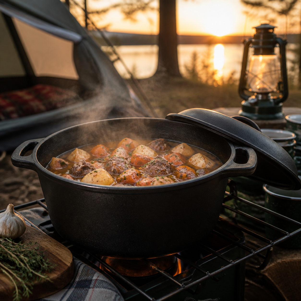 Lodge Dutch Oven in action