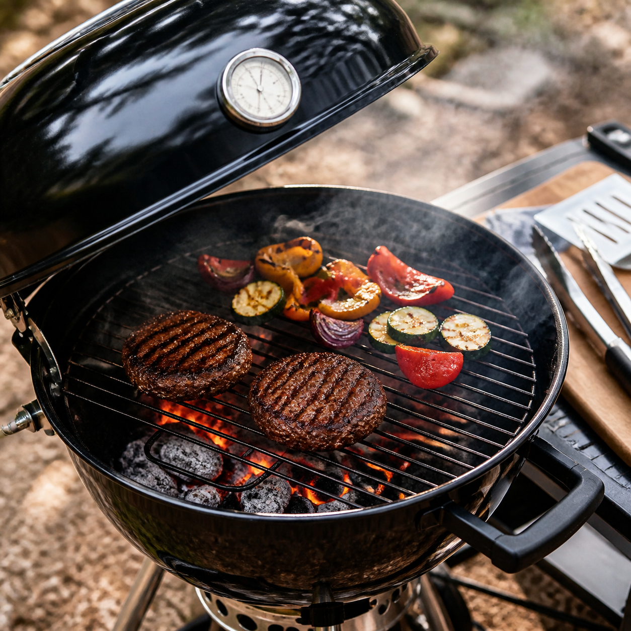 weber kettle premium review charcoal grilling detail