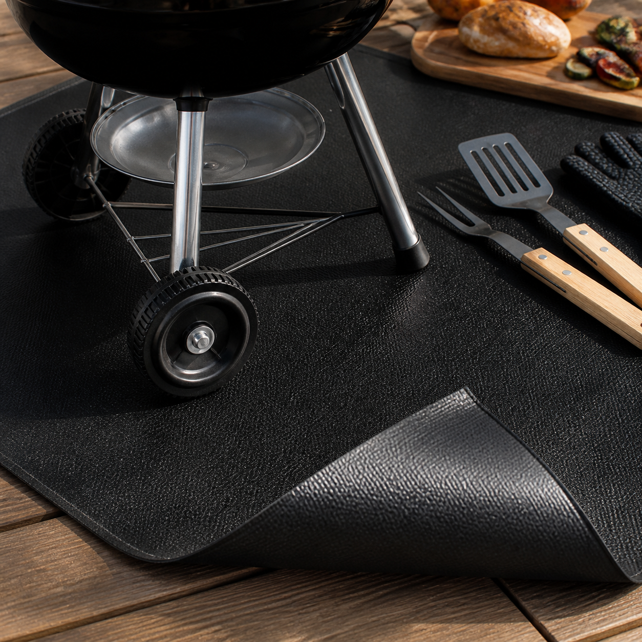UBeesize Under Grill Mat: 7 Practical Pros and 3 Drawbacks 3 ubeesize under grill mat material detail image