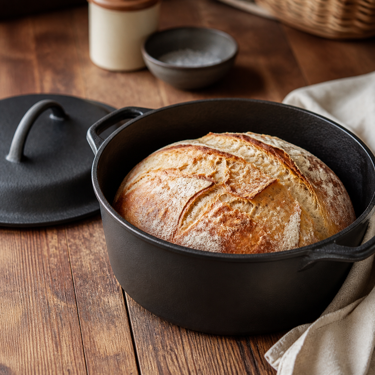 Lodge Dutch Oven cooking setup