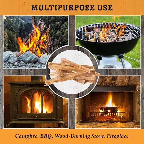 Fatwood fire starter sticks close product view from the Amazon gallery