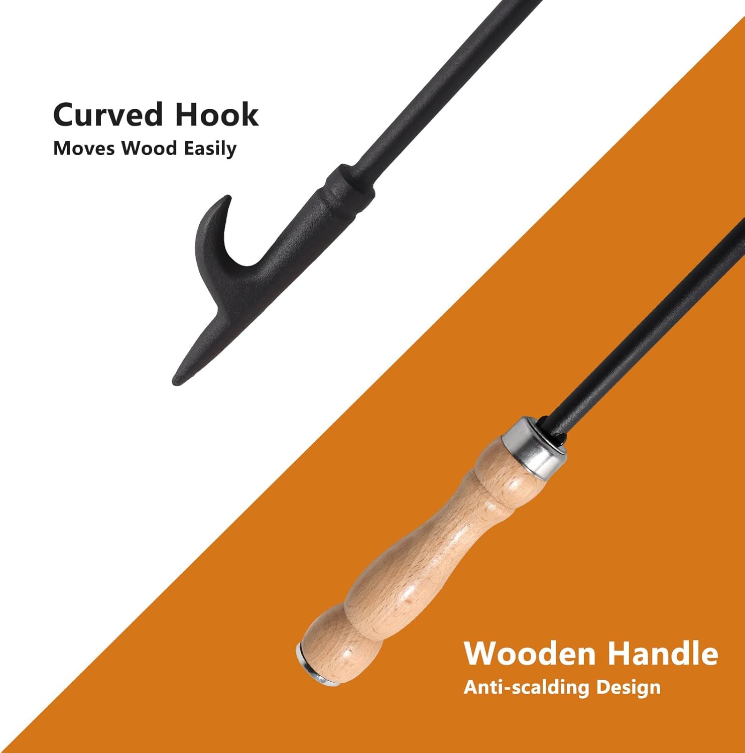 himaly fire pit tongs close view from the Amazon gallery